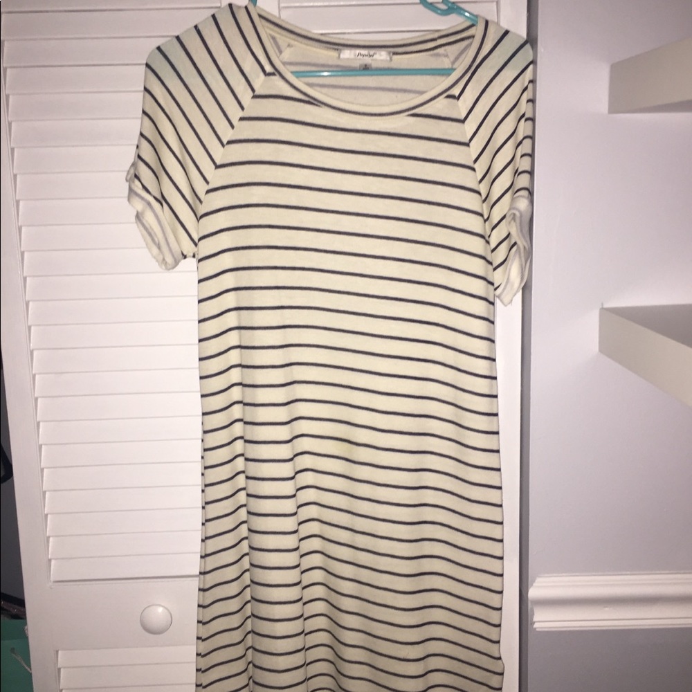 Striped T-shirt dress